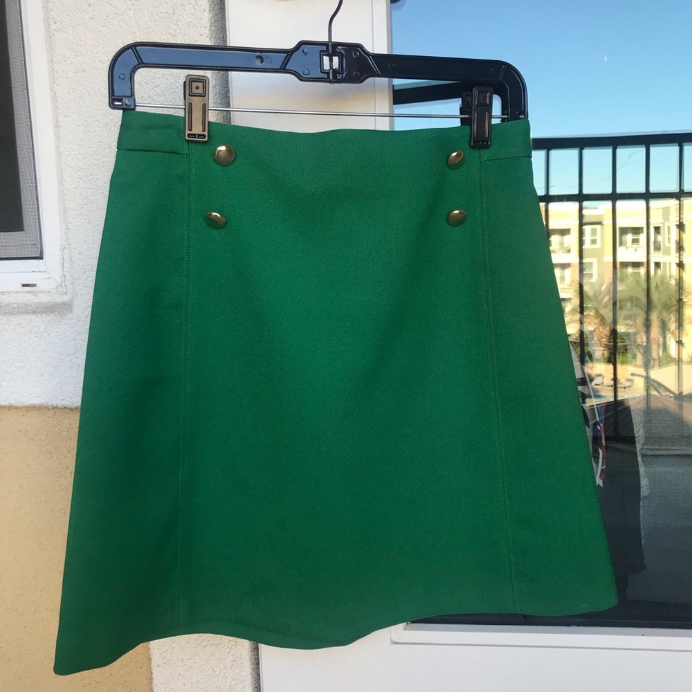 Zara Kelly Green Work Skirt